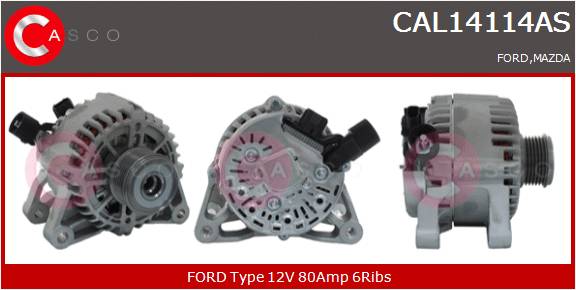 CASCO Altern.FO.MAZDA 80A