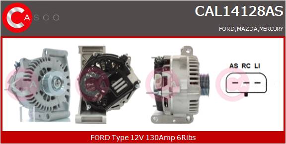 CASCO Altern.FORD,MAZDA,MERCURY