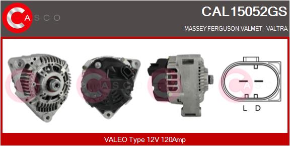 CASCO Altern.MASSEY FERGUSON,VALTRA