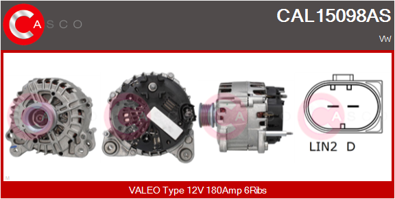CASCO Alternatore VW
