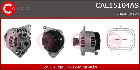 CASCO Altern.RENAULT