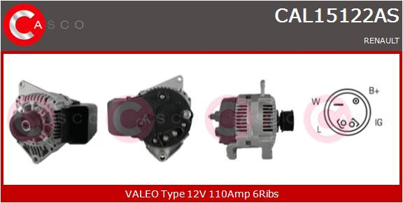 CASCO Altern.RENAULT