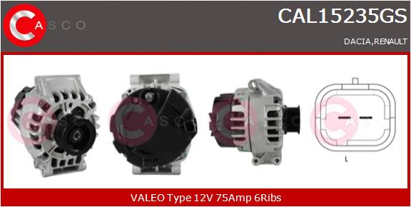 CASCO Altern.RENAULT