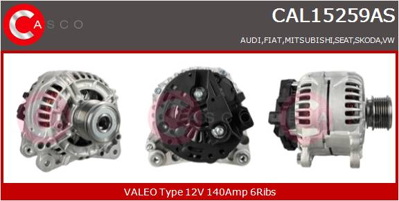 CASCO Altern.AUDI,VW,SEAT,SKODA,MITSUBISHI