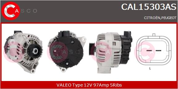 CASCO Alternatore CITR.PEUGEOT