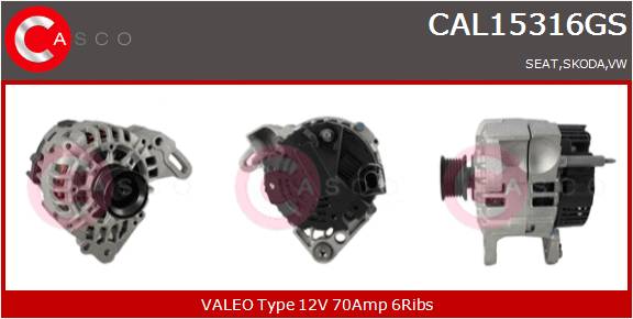 CASCO Altern.SEAT,VW