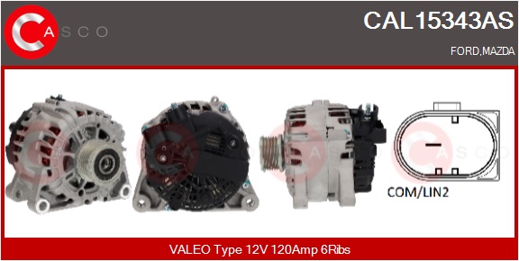 CASCO Alternatore FORD,MAZDA