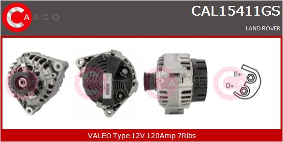 CASCO Altern.LAND ROVER