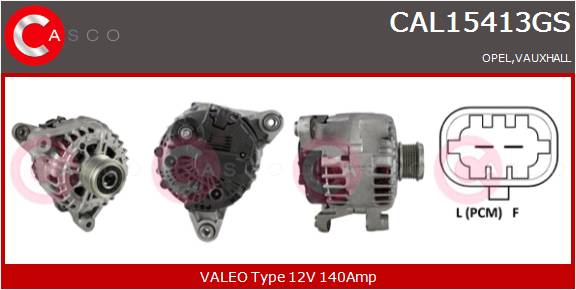 CASCO Altern.OPEL,VAUXHALL