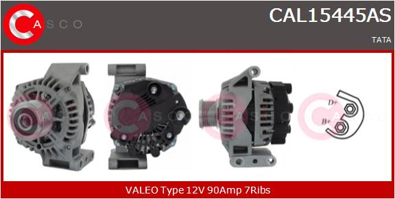 CASCO Altern.TATA Fiat Engine