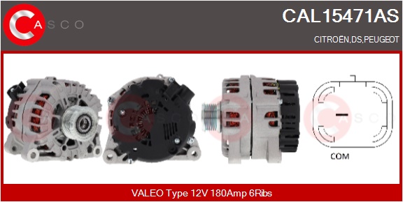 CASCO Alternatore CITR.PEUGEOT