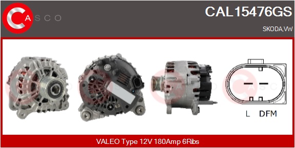 CASCO Altern.VW,SKODA