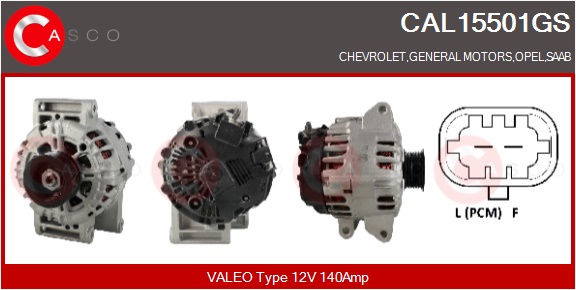 CASCO Altern.GM,OPEL