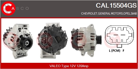 CASCO Altern.GM,OPEL
