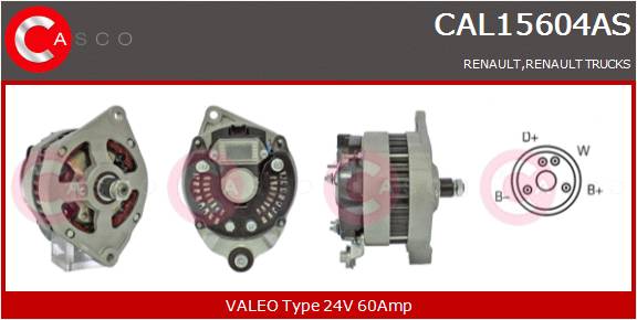 CASCO Altern.RENAULT TRUCKS