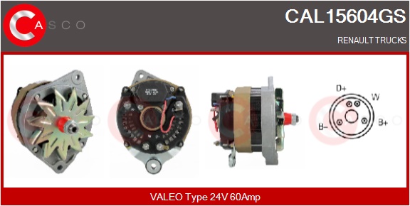CASCO Altern.RENAULT TRUCKS