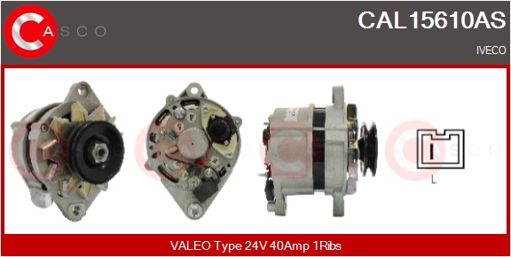 CASCO Alternatore IVECO
