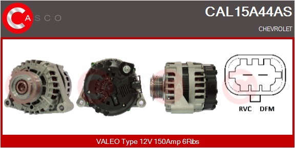 CASCO Altern.CHEVROLET