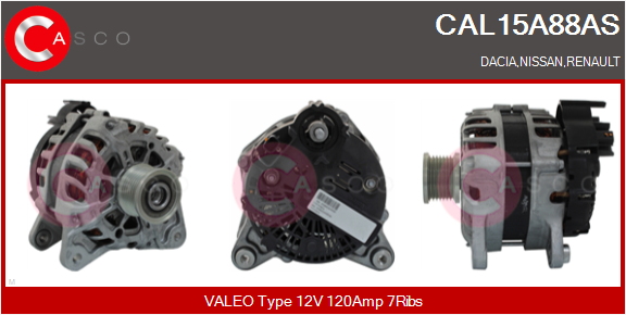 CASCO Alternatore DACIA,NISSAN,RENAULT