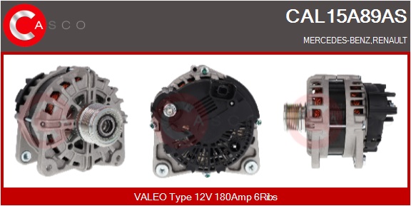 CASCO Alternatore MERCEDES-BENZ,RENAULT