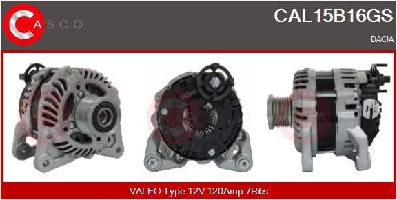 CASCO Alternatore DACIA