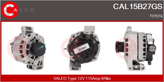 CASCO Alternatore TOYOTA
