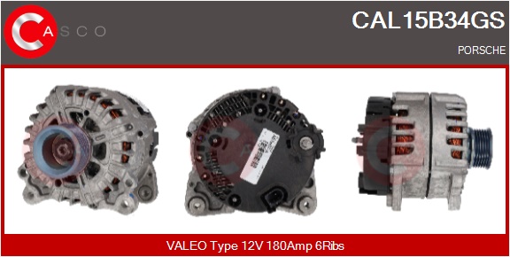 CASCO Alternatore PORSCHE