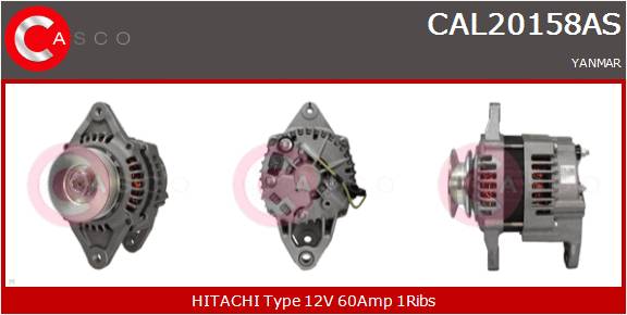 CASCO Alternatore YANMAR