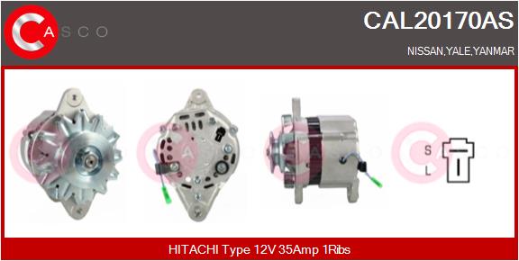 CASCO Altern.NISSAN,YANMAR,YALE