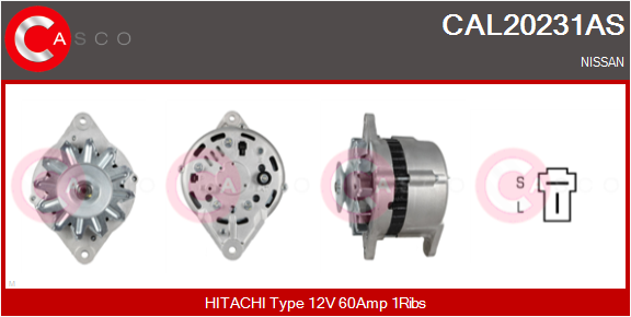 CASCO Alternatore NISSAN