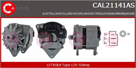 CASCO Altern.CASE,MASSEY-FERGUSON,PERKINS,RO