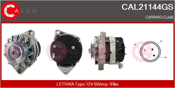 CASCO Altern.CARRARO,RENAULT LANDBOUW