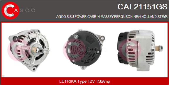 CASCO Altern.MASSEY-FERGUSSON,NEW HOLLAND