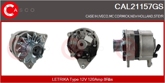 CASCO Altern.IVECO,CASE