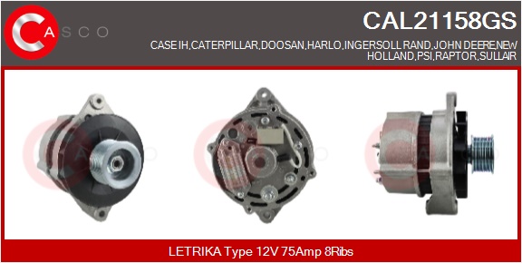 CASCO Altern.DOOSAN,JOHN DEERE