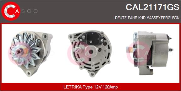 CASCO Altern.DEUZ,KHD,MASSEY FERGUSON