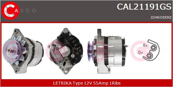 CASCO Altern.JOHN DEERE