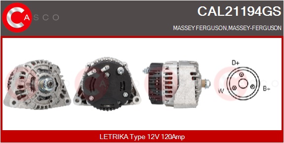 CASCO Altern.MASSEY FERGUSON