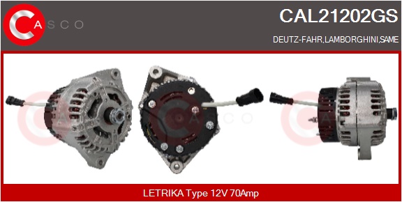CASCO ALTERNATORE  SAME