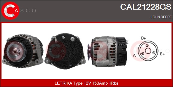 CASCO Altern.JOHN DEERE
