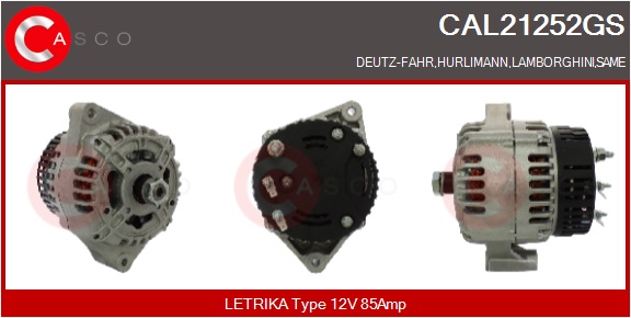 CASCO Altern.DEUTZ,LAMBORGHINI