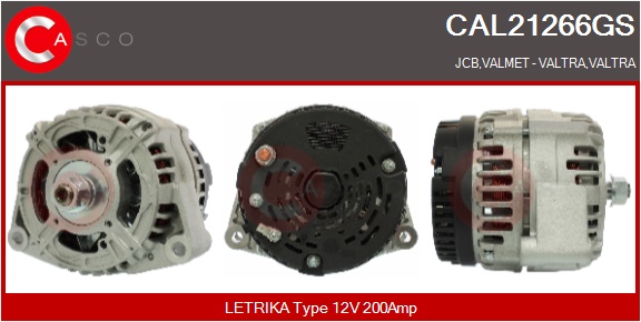 CASCO Altern.JCB,VALTRA