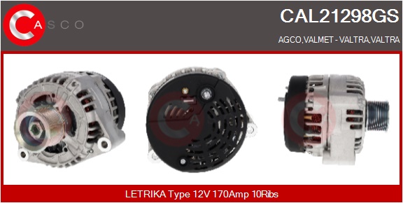 CASCO Alternatore AGCO,VALTRA