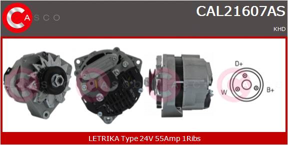 CASCO Altern.VETUS Engine