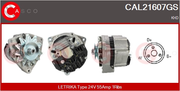 CASCO Altern.VETUS Engine