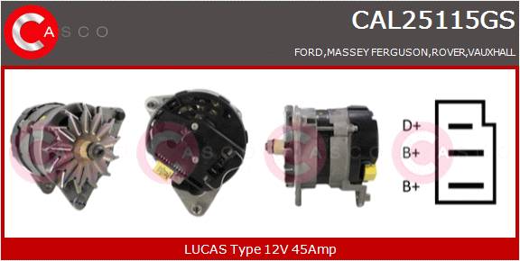 CASCO Altern.MASSEY FERGUSON