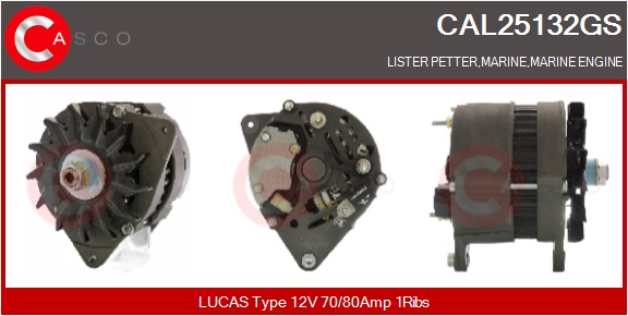 CASCO Altern.LISTER PETTER,MARINE