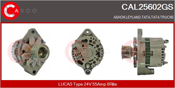CASCO Altern.TATA TRUCKS,ASHOK LEYLAND