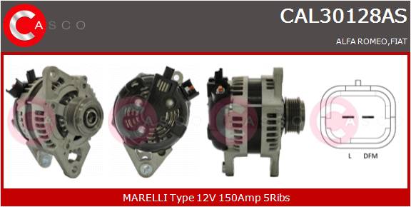 CASCO Altern.159-BRERA 2.4 JTDM 150A