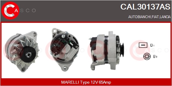 CASCO Alternatore AUTOBIANCHI,FIAT,LANCIA